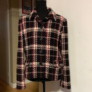 Liz Claiborne women’s plaid blazer size L